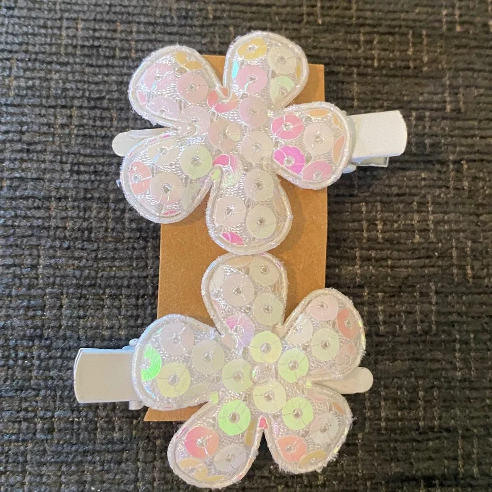 Unbranded‎ Hair Clip Set Girls OS Multicolor New Animal Floral Heart Bow 14pc